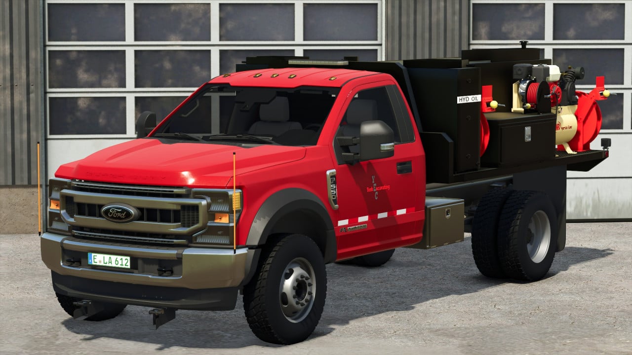 Ford F550 Septic Service & Fuel and Lube Trucks v1.0